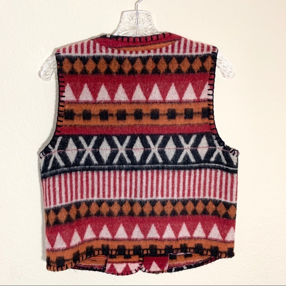 Vintage Aztec print vest by ATLast & Co. - Picture 2 of 4